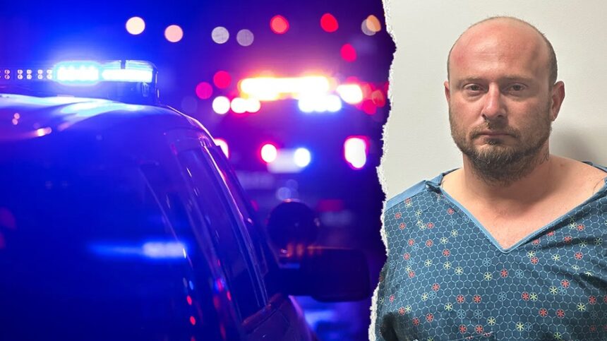 Man accused of shooting father in face with crossbow captured after snowy manhunt