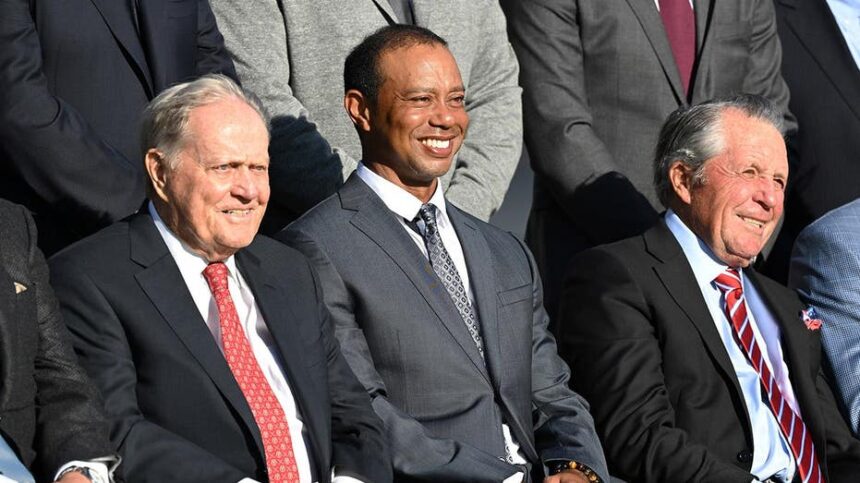 Jack Nicklaus and Gary Player rally behind Tiger Woods as he seeks treatment after DUI arrest