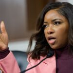Jasmine Crockett's social media posts about WHCD shooting show different tones