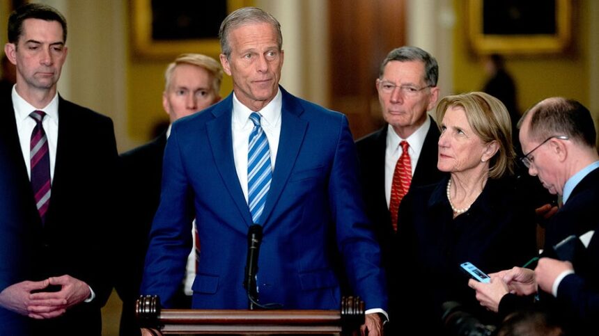 Senate GOP readying party-line funding bill despite divisions, anger at the House