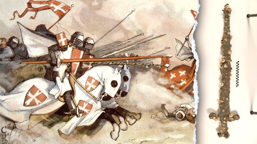 Student 'accidentally' finds 'extremely rare' Crusader-era sword after chasing off suspected thieves