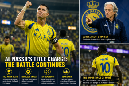Al Nassrâs Title Charge Tested: Can Cristiano Ronaldo Inspire a Strong Finish After Setback?