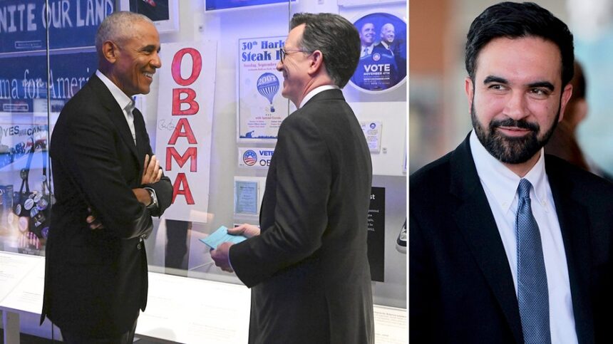 Obama, Colbert gush over Zohran Mamdani as they discuss Democratic Party's future