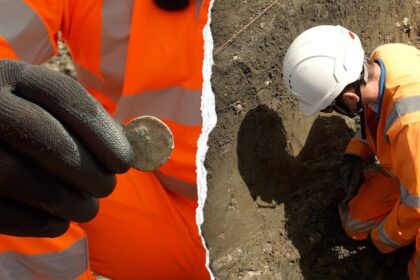 1,740-year-old Roman coin bearing emperor's name found as England rail dig reveals clues