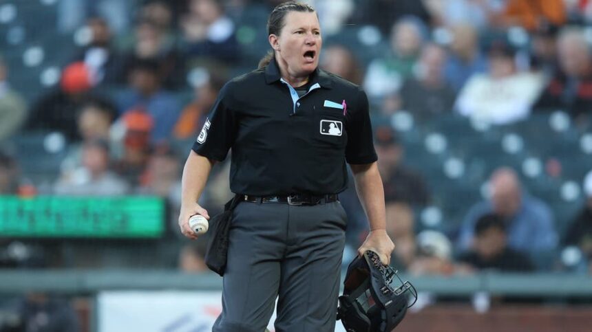 MLB's first female home plate umpire statistically ranks among 2026's worst