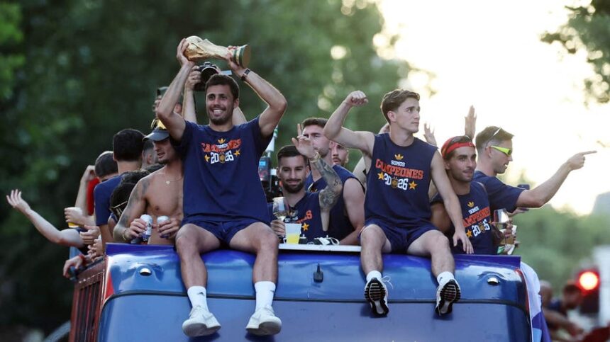 Spain's World Cup Parade Highlights, From Yamal And His Brother To Joyful Fans