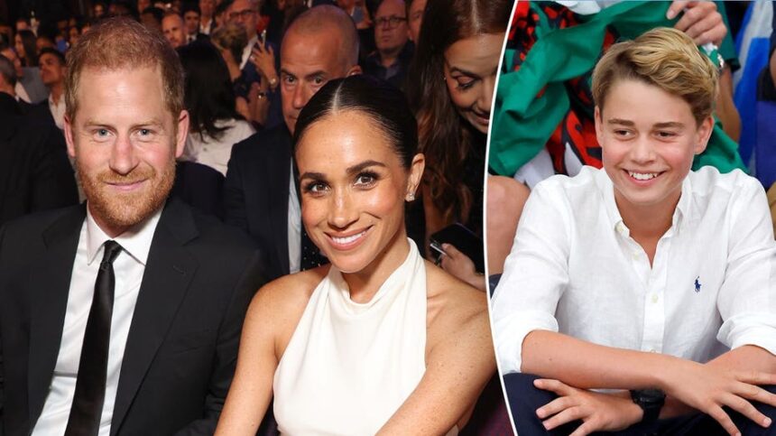 Prince Harry and Meghan Markle wont hijack Prince Georges historic Eton debut, royal expert says