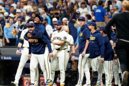 Brewers stun Dodgers, 2-1, in NLCS Game 1 as LA's offense flops with runners in scoring position