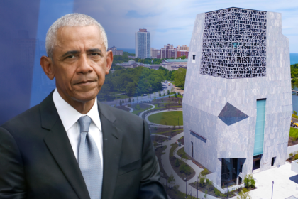 Obama's billion-dollar baby: Chicago center's price tag hits monumental milestone, tripling original estimate