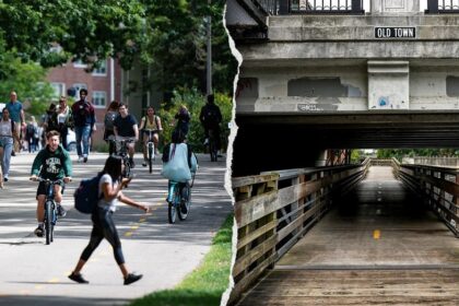 Serial killer fears strike college town as school fortifies security amid popular river trail deaths