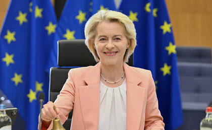 The world is just enough: Ursula von der Leyen goes Bond villain
