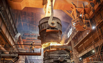 Ukraine-s biggest steelmaker halts production